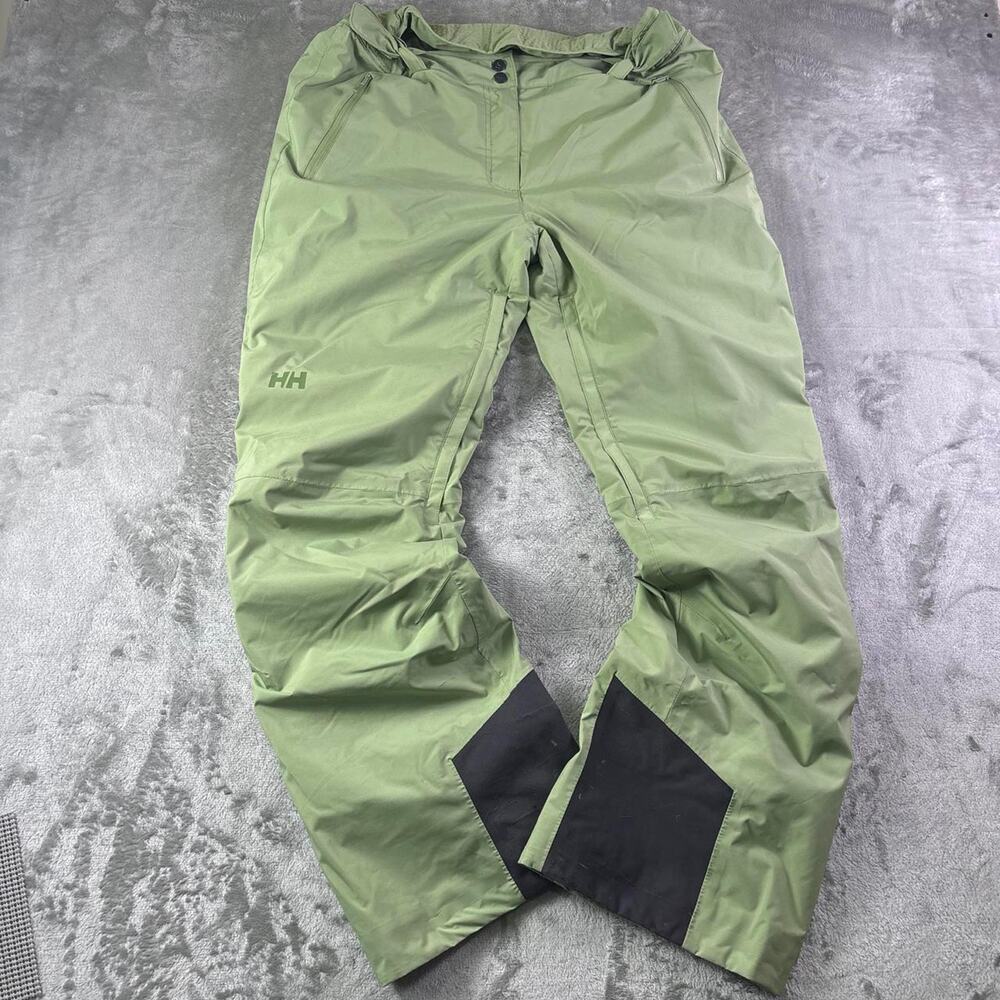 Helly Hansen Helly Tech Performance Snow Pants Mens XL Green Insulated Ski Pants
